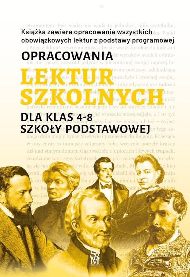 Opracowania lektur szkolnych dla klas 4–8 szkoły podstawowej