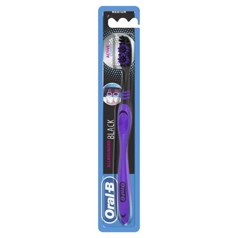 Oral-B, Allrounder Black, manualna szczoteczka do zębów