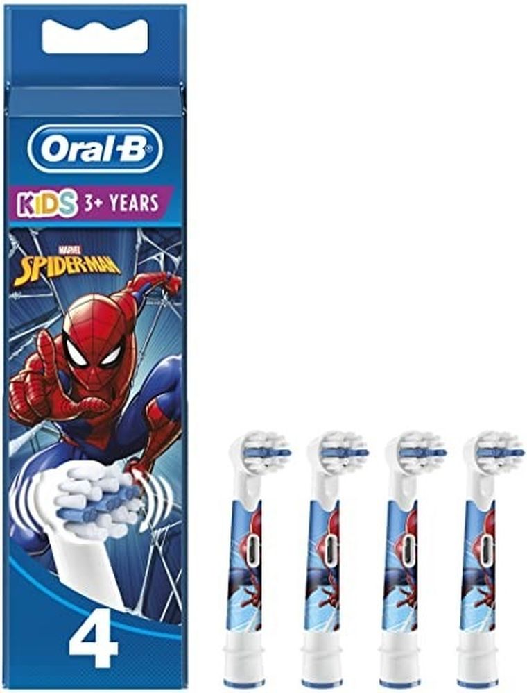 Oral-B, końcówki do szczoteczki dla dzieci EB-10 Spider-Man, 4 szt.