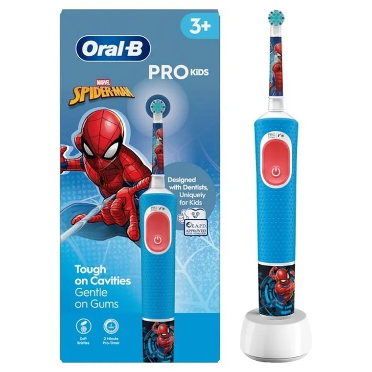 Oral-B, Spider-Man, szczoteczka akumulatorowa dla dzieci