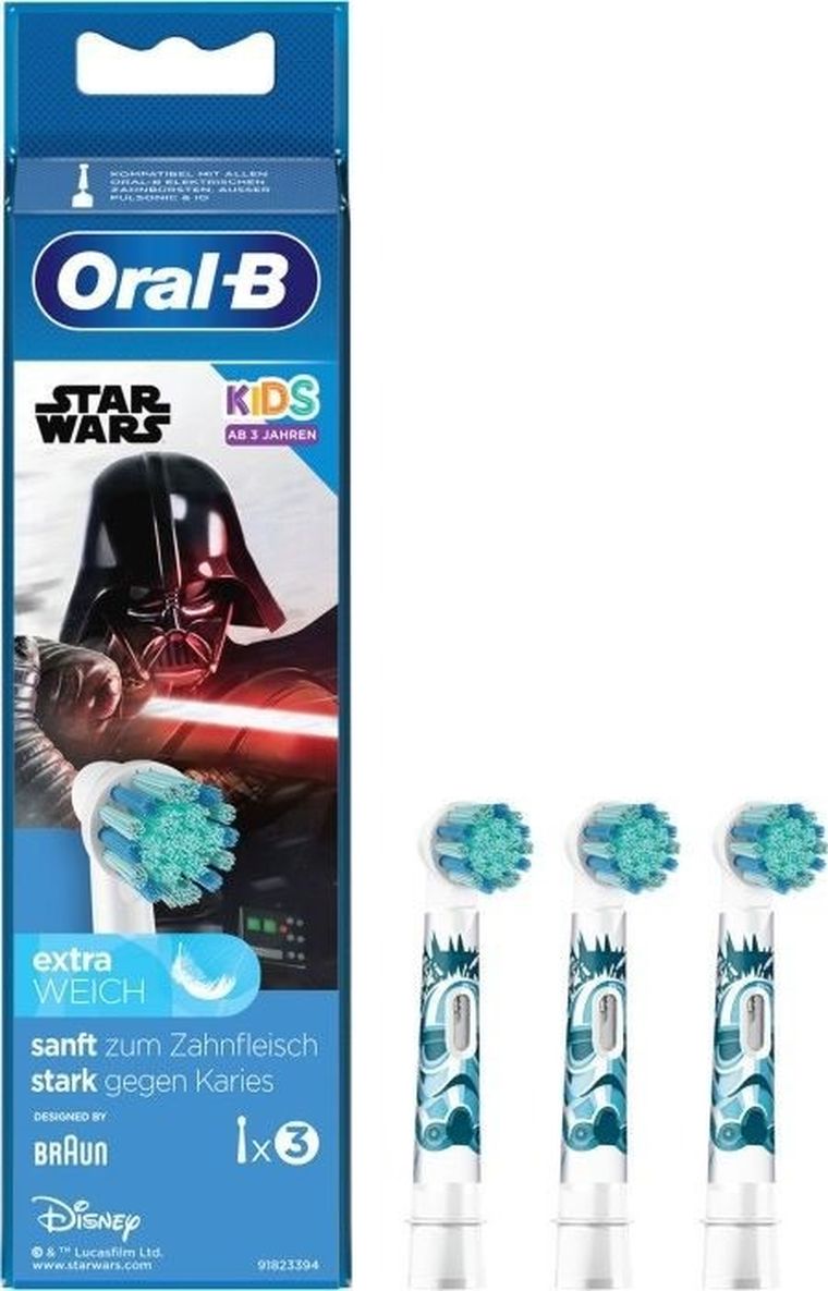 Oral-B, Star Wars, końcówki do szczoteczki, 3 szt.