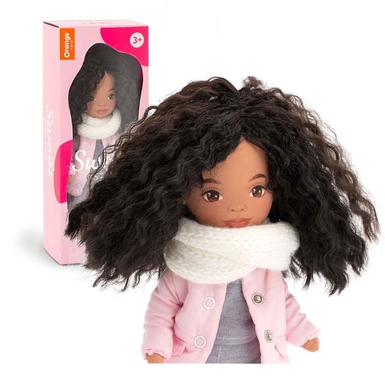 Orange Toys, Sweet Sisters, Tina, lalka, w różowej kurteczce, 32 cm