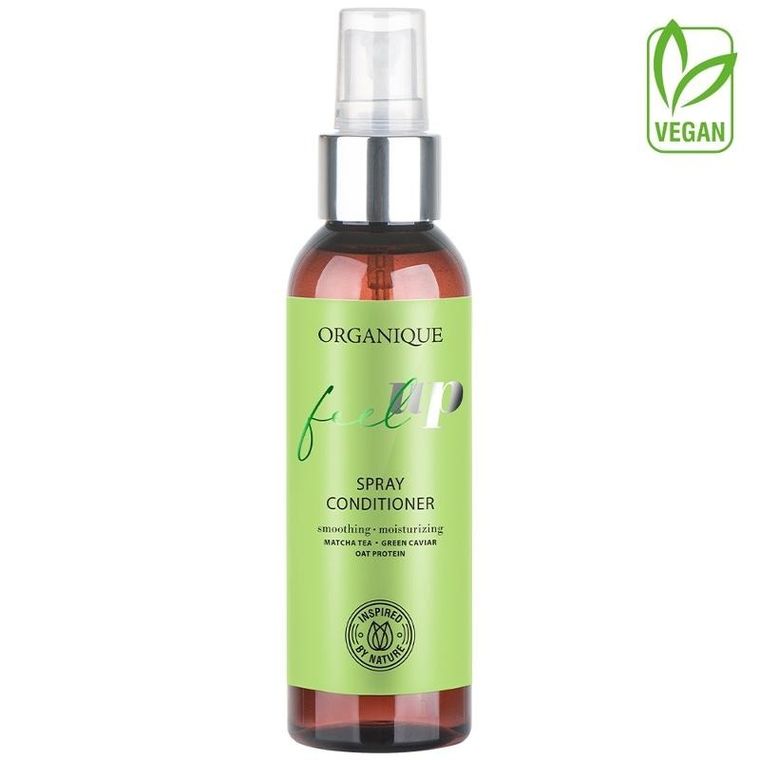 Organique, Feel Up, odżywka do włosów nawilżająco-wygładzająca w spray'u, 125 ml