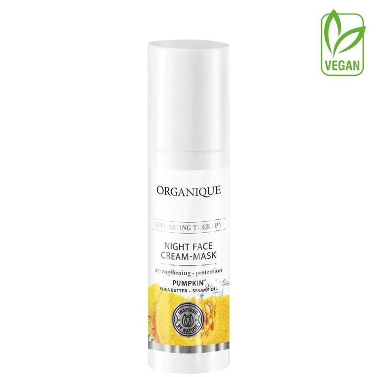 Organique, Hydrating Therapy, krem, maska do twarzy na noc, 50 ml