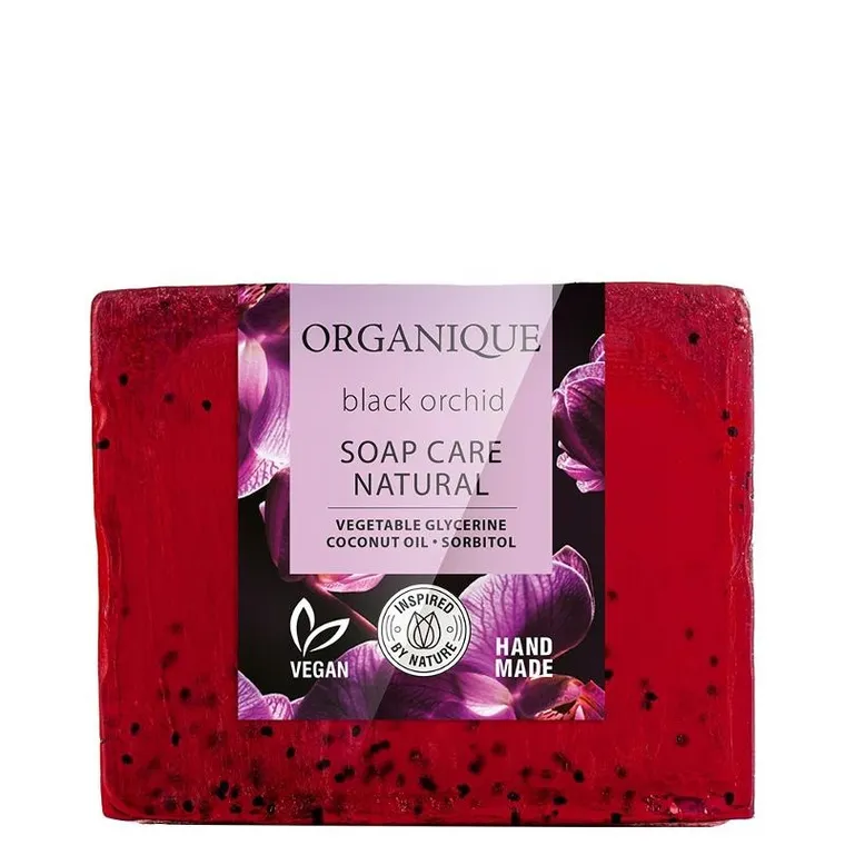 Organique, mydło naturalnie pielęgnujące, black orchid, 100g