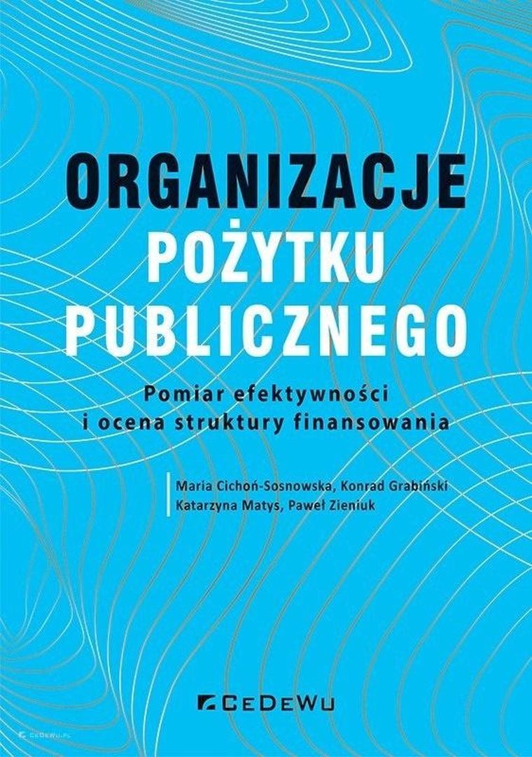 Organizacje pożytku publicznego. Pomiar efektywności i ocena struktury finansowania