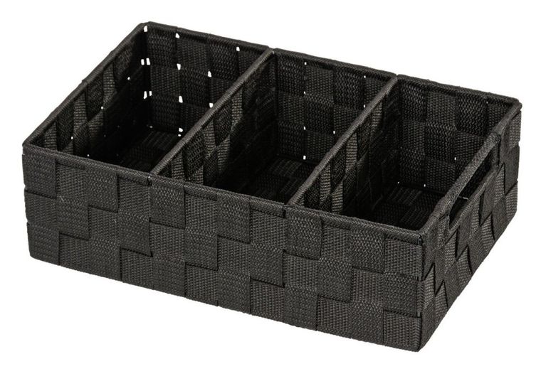 Organizer, Adria black, pojemnik łazienkowy