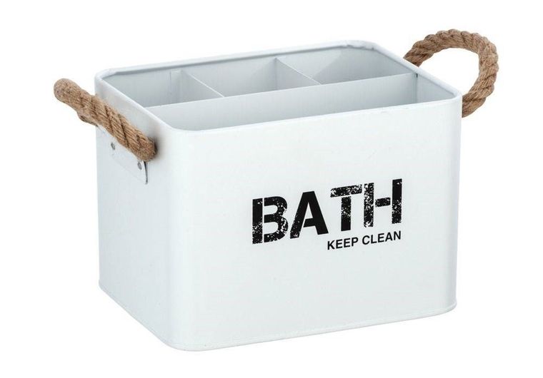 Organizer łazienkowy, Gara, biały