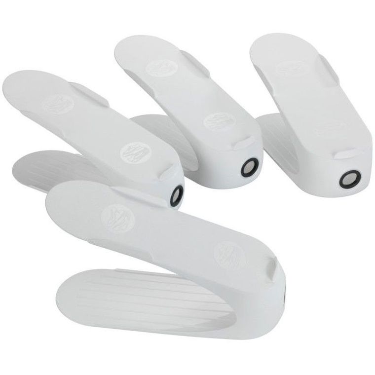 Organizer na buty, biały, 4 szt.