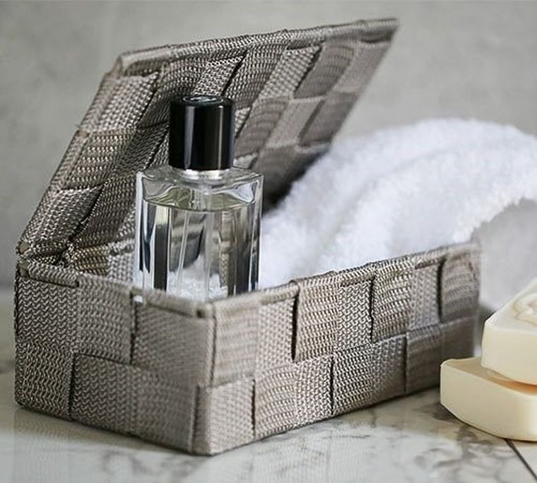 Organizer z pokrywką, Adria Taupe