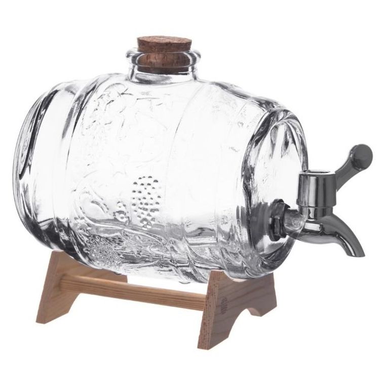 Orion, beczka szklana z kranikiem, 1l