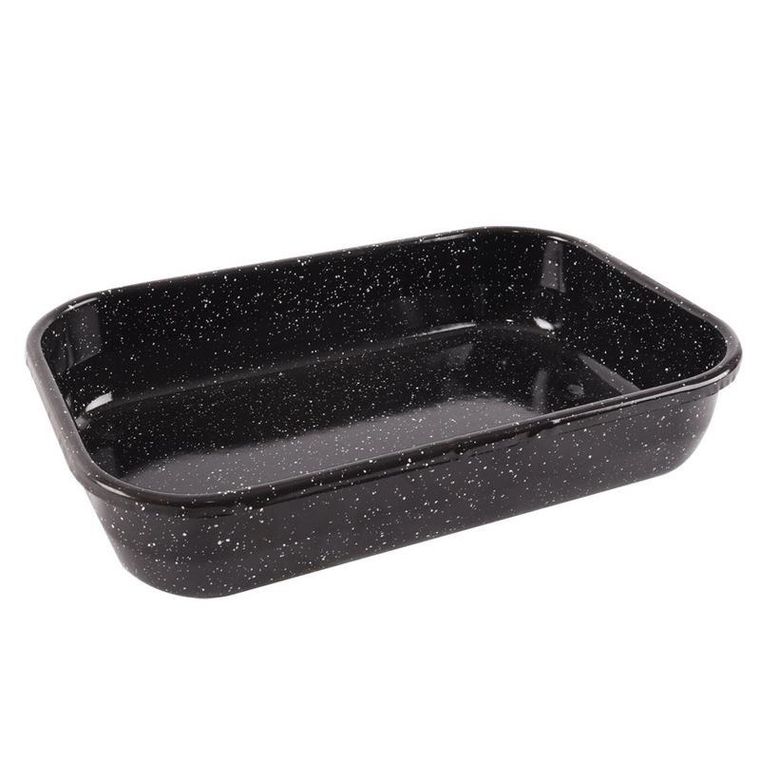 Orion, blacha, brytfanna emaliowana, 42-27-7 cm