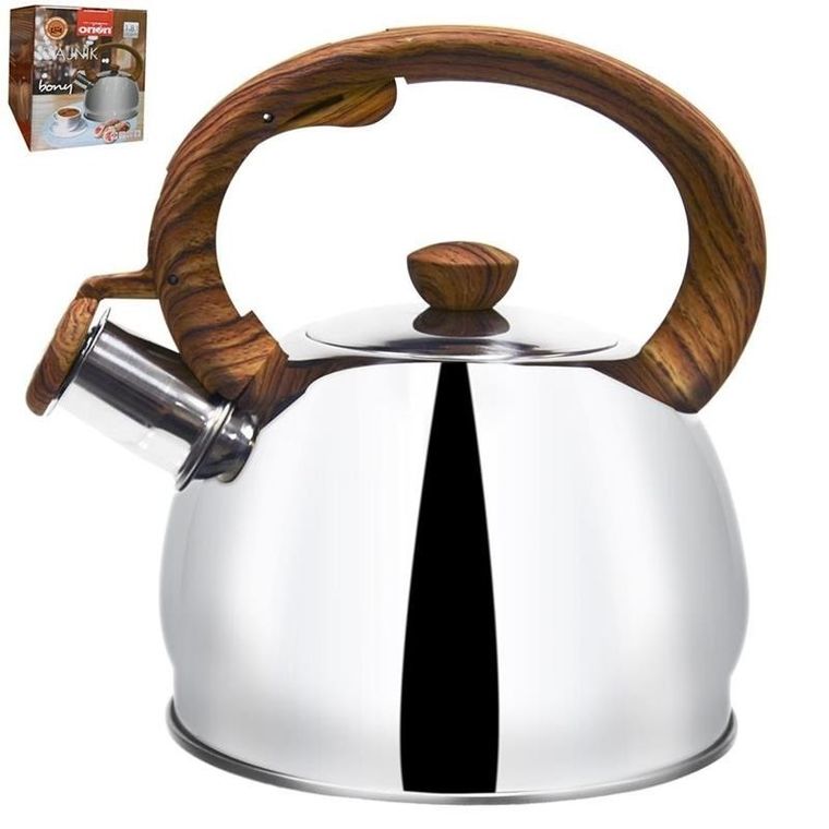 Orion, czajnik stalowy z gwizdkiem, Bony, 1,8 l