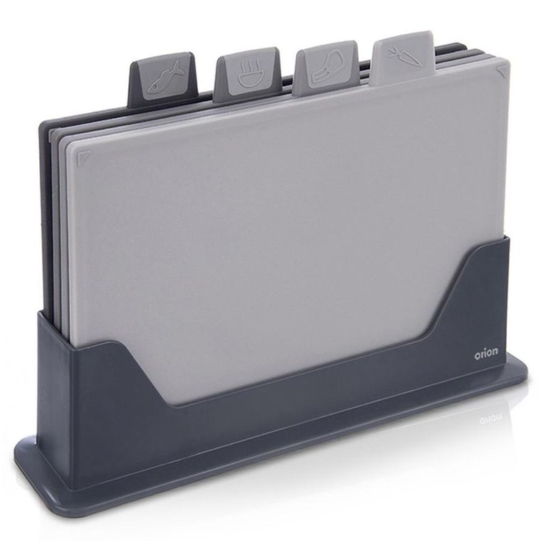 Orion, deski do krojenia, ze stojakiem, 4 szt.