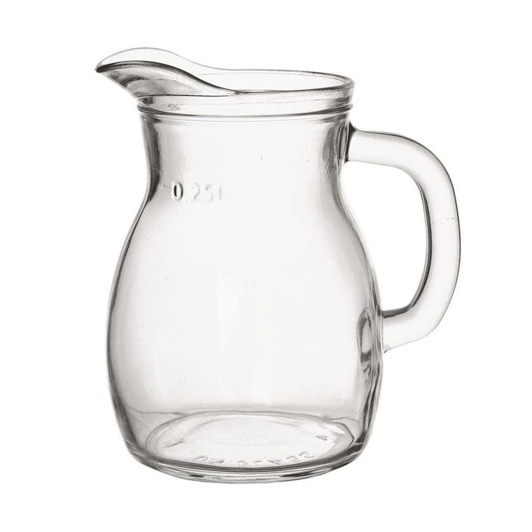 Orion, dzbanek szklany do napojów z uchwytem, 250 ml