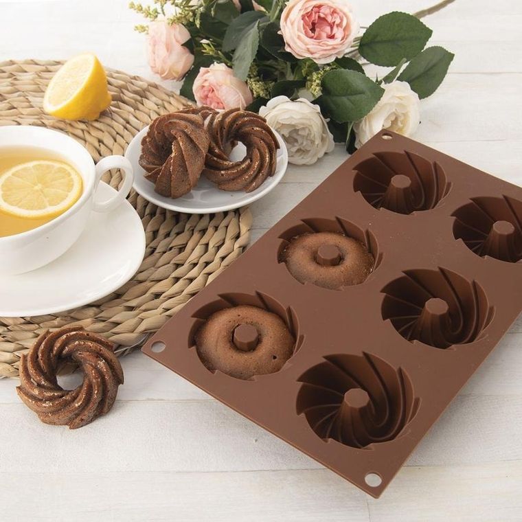 Orion, forma do babeczek, silikonowa, 28-17-3 cm