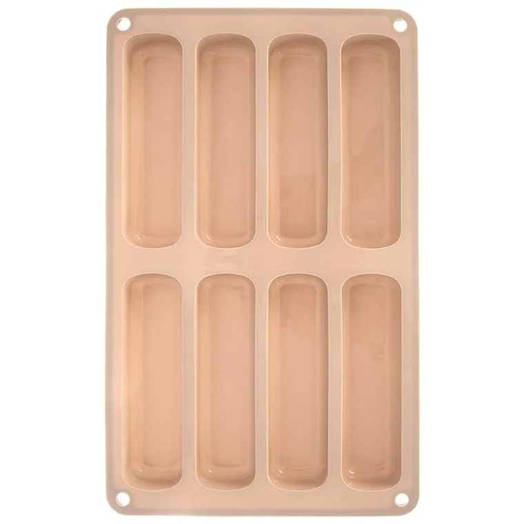 Orion, forma do biszkoptów, silikonowa, beżowa, 28-17-2 cm