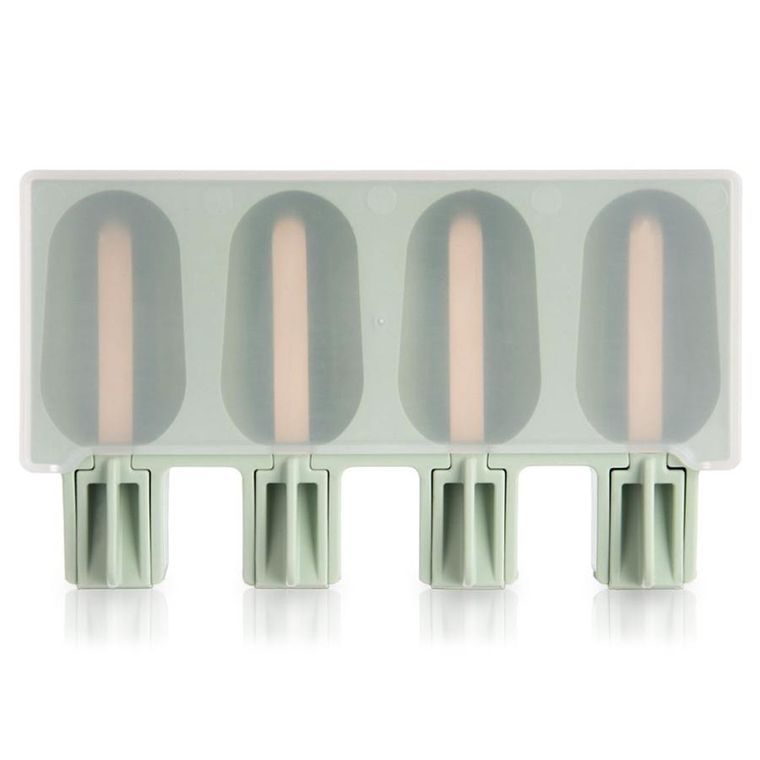 Orion, forma do lodów silikonowa z pokrywką, zielona