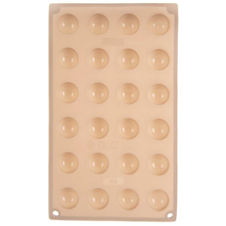 Orion, forma do pralin i czekoladek silikonowa, beżowa, 30-17,5-1,5 cm