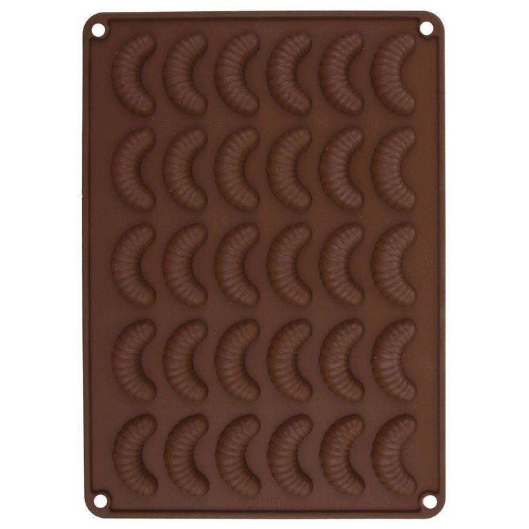 Orion, forma silikonowa do pieczenia rogalików, 30 szt.