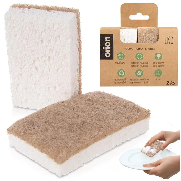 Orion, gąbka kuchenna, naturalna EKO, 2 szt.