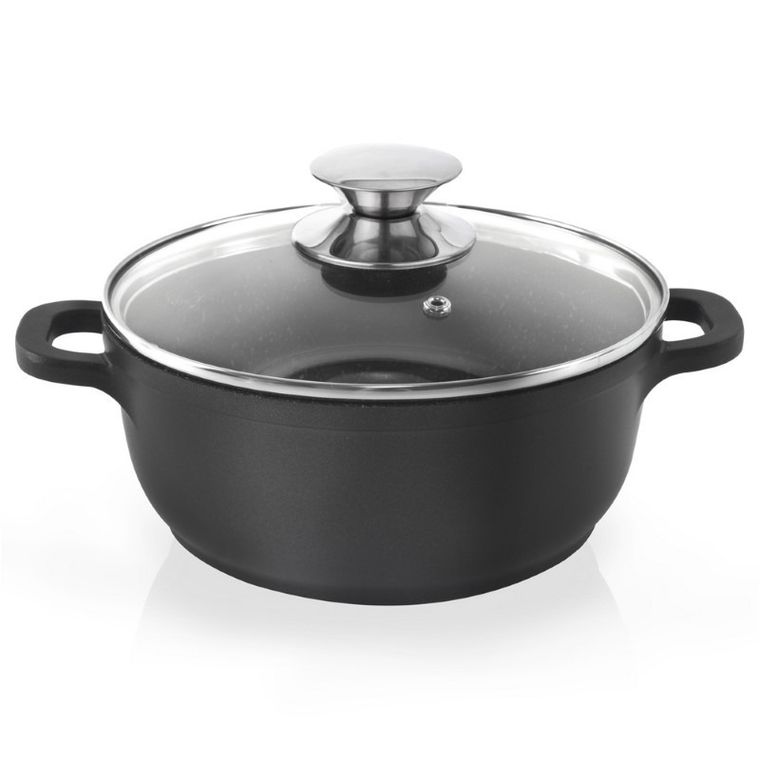 Orion, garnek granitowy, indukcja, Grande, 24 cm, 4 l