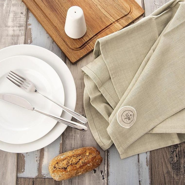 Orion, Greenish, ścierki kuchenne bawełniane, 70-50 cm, 2 szt.