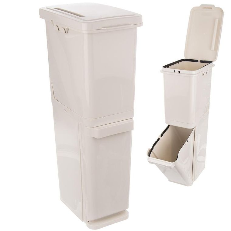 Orion, kosz do segregacji, 2 poziomy, 35l