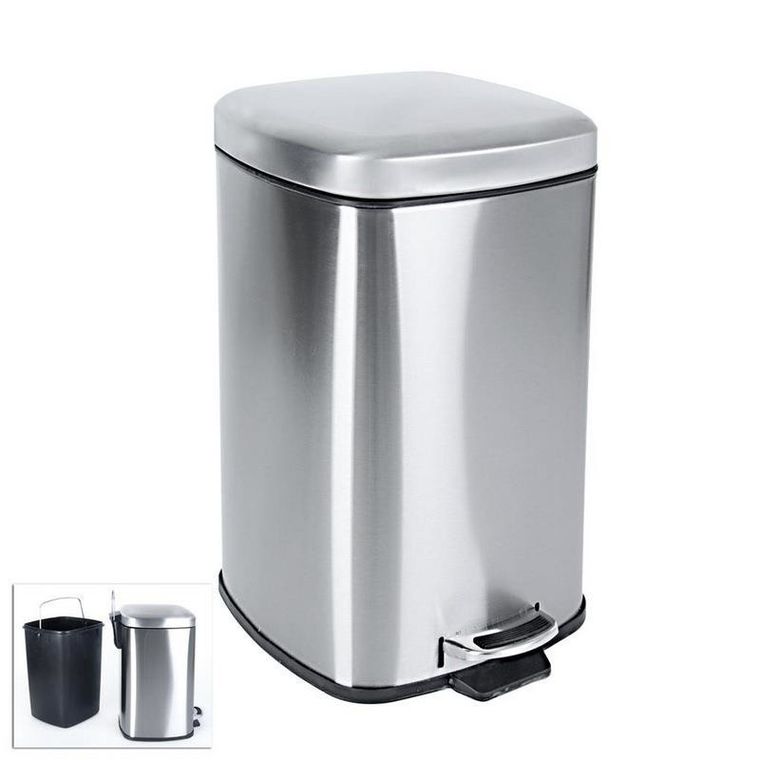 Orion, kosz na odpady, stalowy, 12l