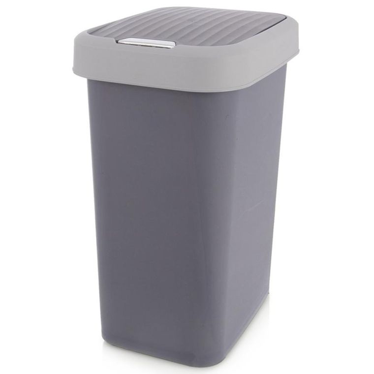 Orion, kosz na śmieci, plastikowy, szary, 25 l