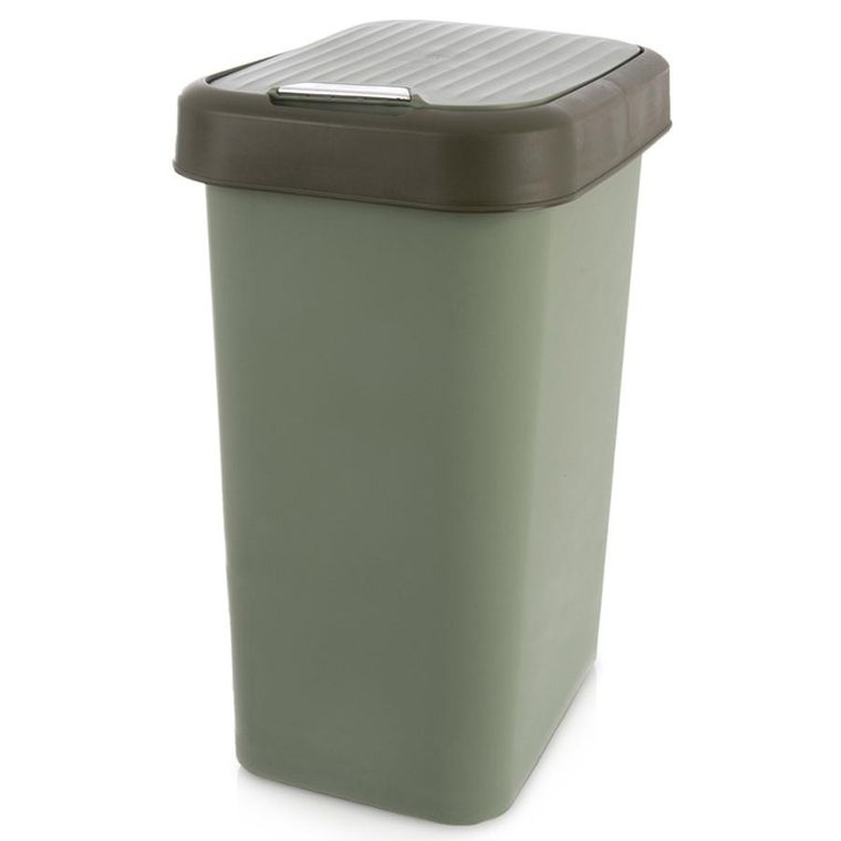 Orion, kosz na śmieci, plastikowy, zielony, 25 l