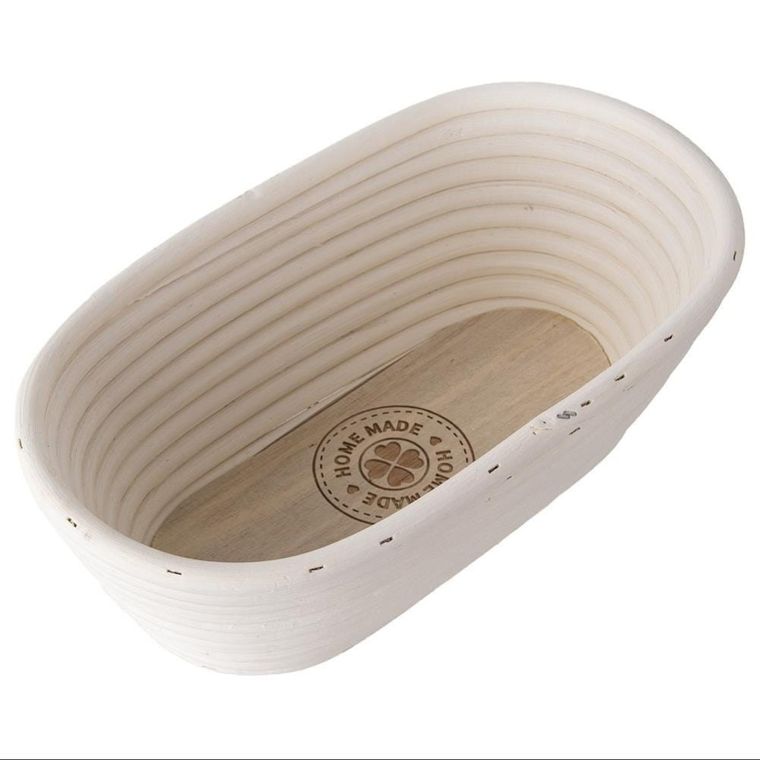 Orion, koszyk do wyrastania chleba rattanowy owalny 32-15-9 cm, home made