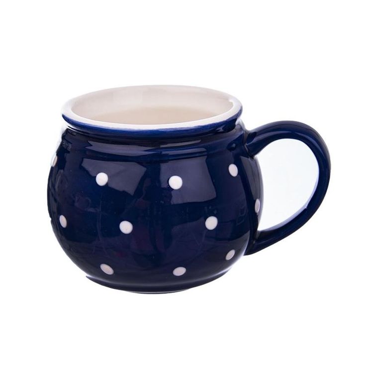 Orion, kubek ceramiczny, niebieski, 200 ml