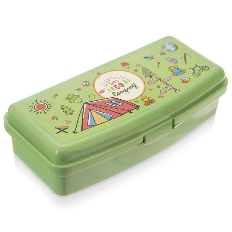 Orion, lunchbox zielony, 21-9.5-5.5 cm