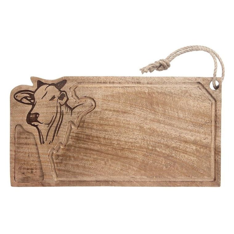 Orion, Mango, deska do krojenia i serwowania, drewniana, 45-22 cm