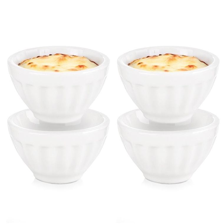 Orion, miseczki na przekąski ceramiczne, 6 cm, 40 ml, 4 szt.
