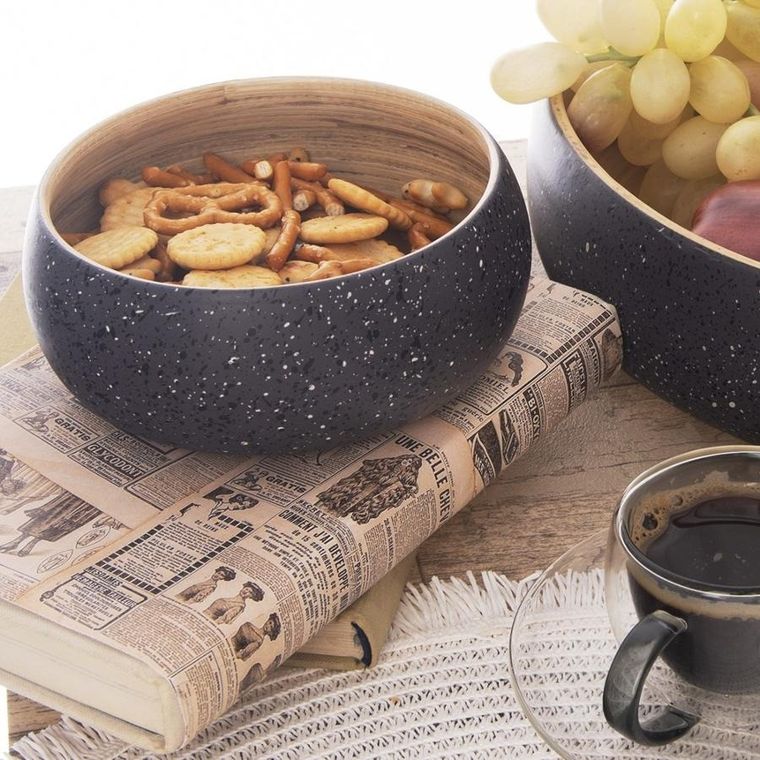 Orion, miska bambusowa, 14 cm, 550 ml