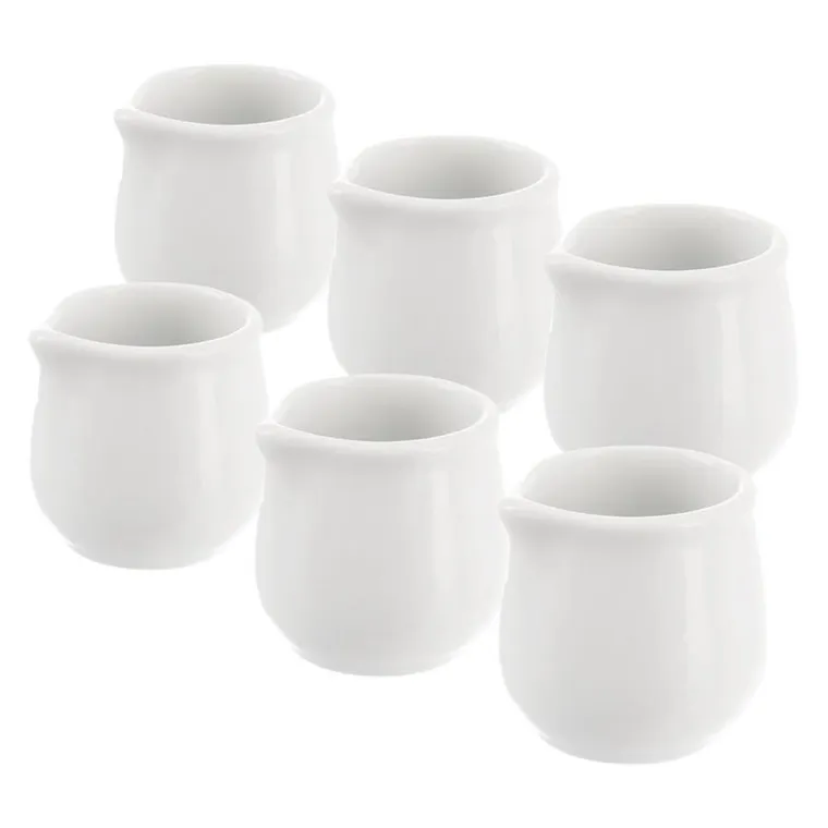 Orion, mlecznik porcelanowy, biały, Mona, 4-4 cm, 20 ml, 6 szt.