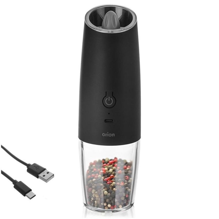 Orion, młynek do pieprzu i soli, elektryczny z ładowarką, 20 cm
