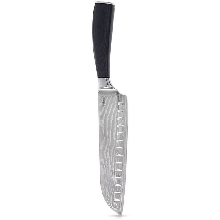 Orion, nóż Santoku, stalowy, Damascus, 31 cm