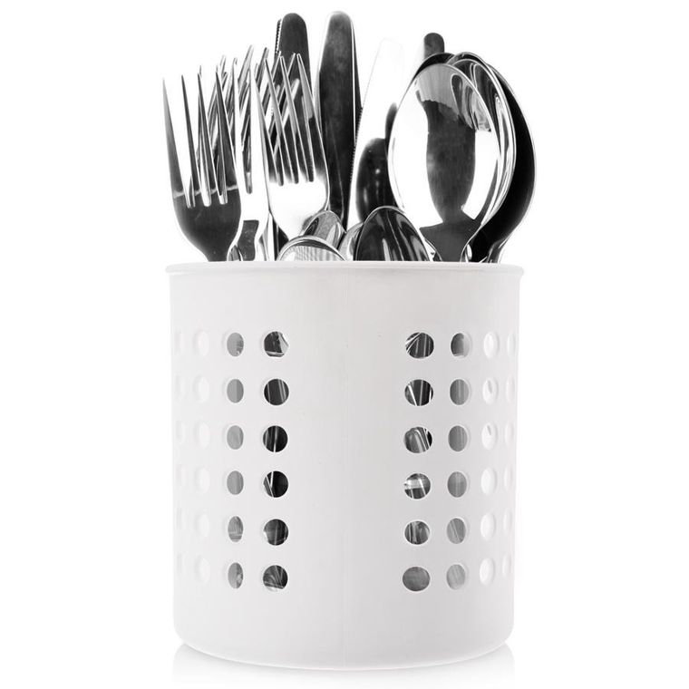 Orion, ociekacz stojak na przybory kuchenne, biały