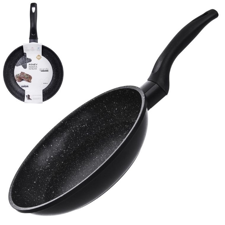 Orion, patelnia granitowa, indukcja, Grande, 28 cm