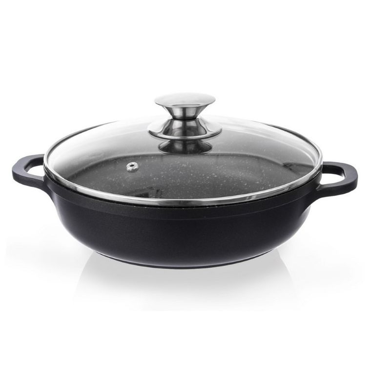 Orion, patelnia granitowa rondel, indukcja, Grande, 24 cm