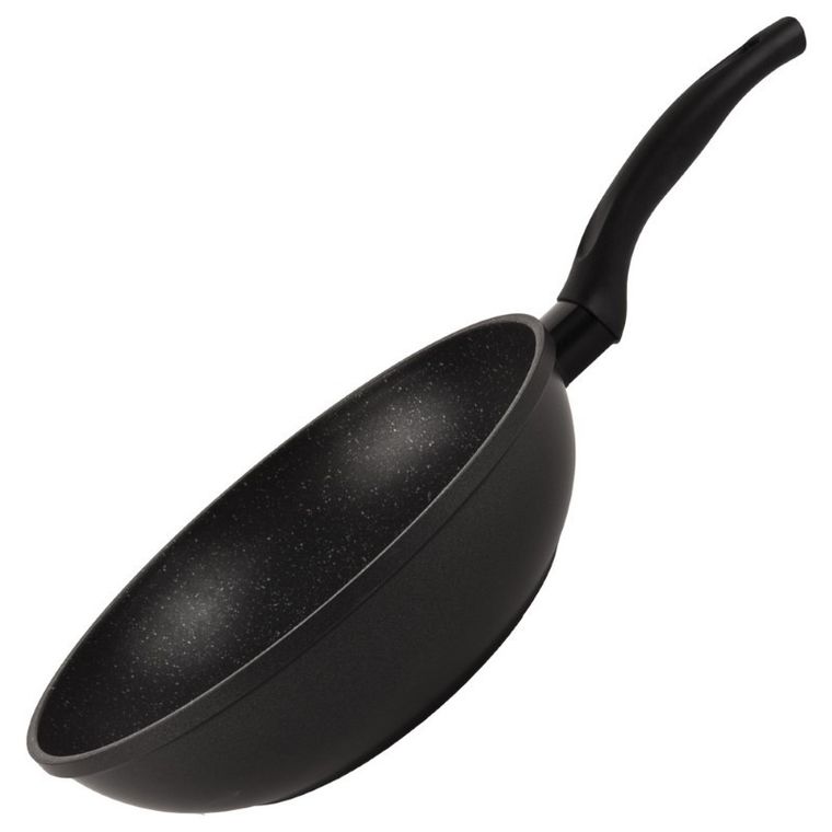 Orion, patelnia wok, granitowa, Grande, 30 cm