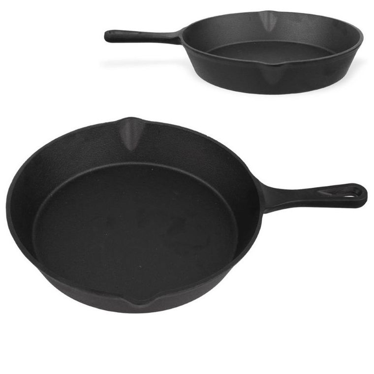 Orion, patelnia żeliwna, talerz żeliwny, indukcja, 25 cm