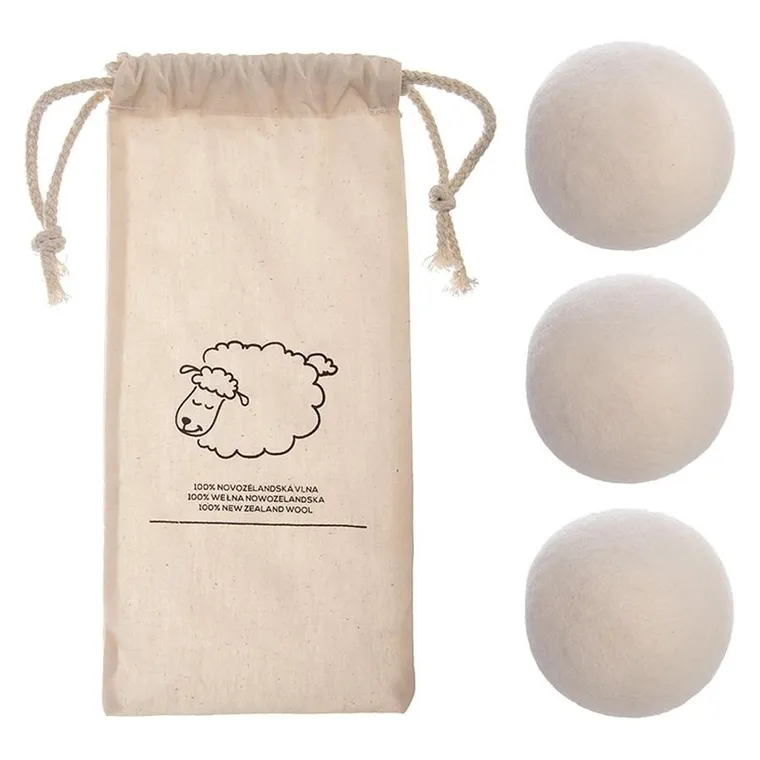 Orion, piłki do suszarki, wełniane, 7 cm, 3 szt.