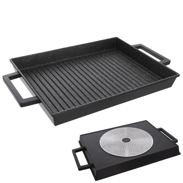 Orion, płyta grillowa, patelnia granitowa, Grande