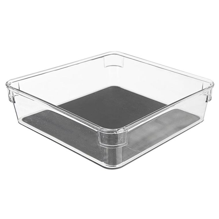 Orion, pojemnik do przechowywania, grey, 16-16-4.5 cm