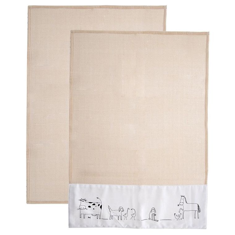 Orion, ścierki kuchenne, bawełniane, 70-50 cm, 2 szt.