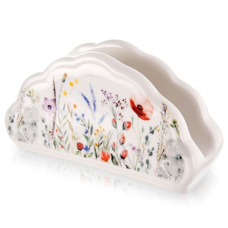 Orion, serwetnik porcelanowy, Maki, 13-4.5-7 cm